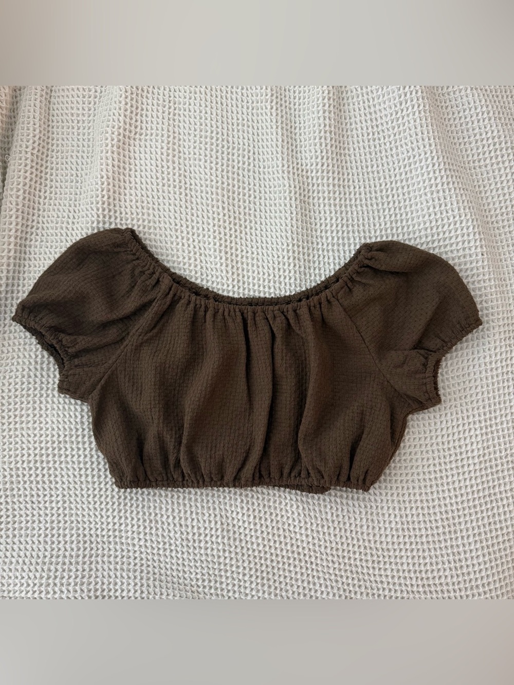 na nin stella basketweave cotton crop top